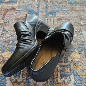 Clarks Black Ankle Boots Worn Once.